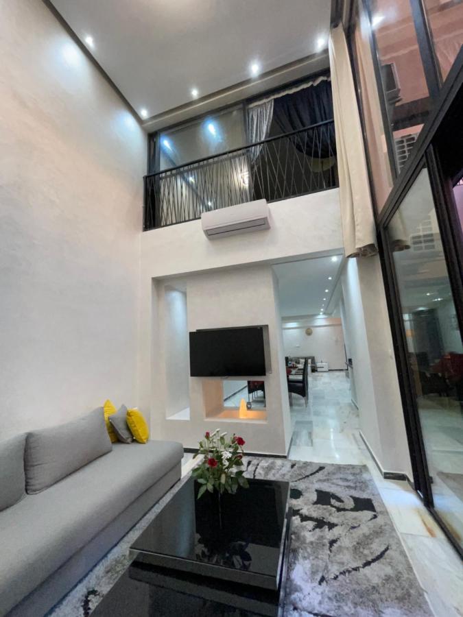 Appartement En Duplex Avec 3 Chambres Haut Standing Gueliz Marrakech Marrákes Kültér fotó